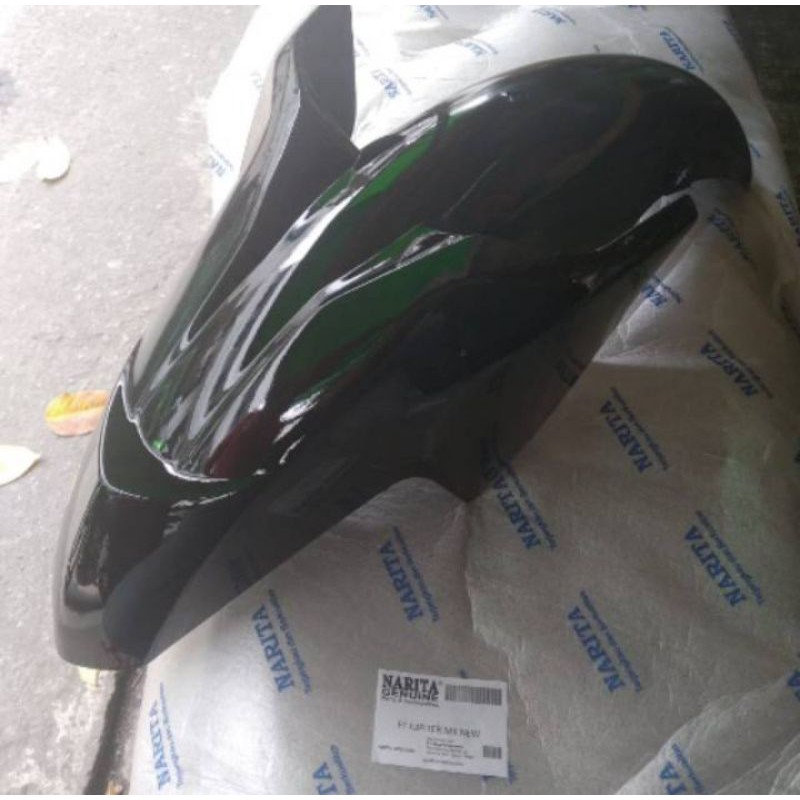 sepakbor depan Yamaha Jupiter MX 135 new hitam merah biru