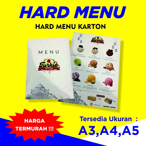 

MENU HARD BOARD CETAK 2 SISI PROMO HARGA TERMURAH