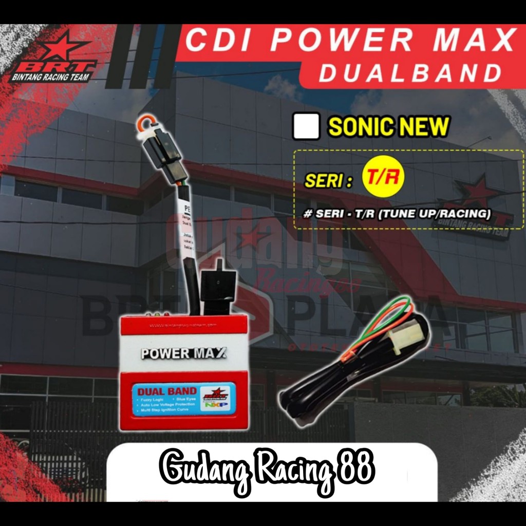 (GR88) CDI BRT POWERMAX HYPERBAND DUALBAND SONIC NEW / BARU