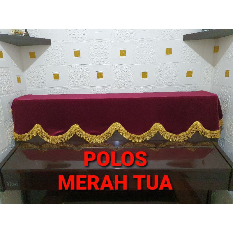 COVER PIANO DAN KEYBOARD BAHAN BLUDRU