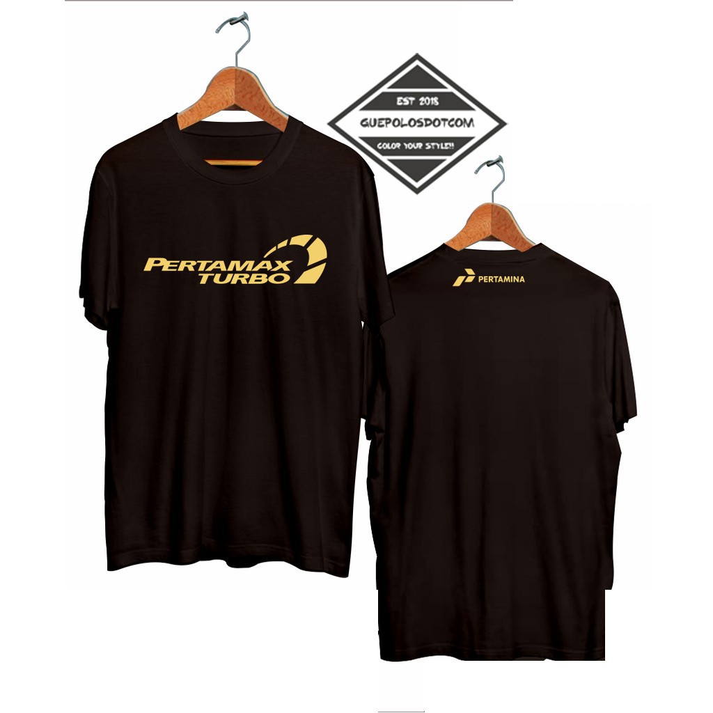 KAOS BAJU DISTRO PERTAMINA PERTAMAX TURBO BERKUALITAS TERLARIS - KAOS PERTAMAX TURBO PERTAMINA