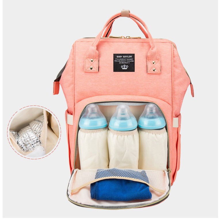 Diaper Bag Ransel Tas Diaper Baby + Kasur Bayi Multifungsi M204