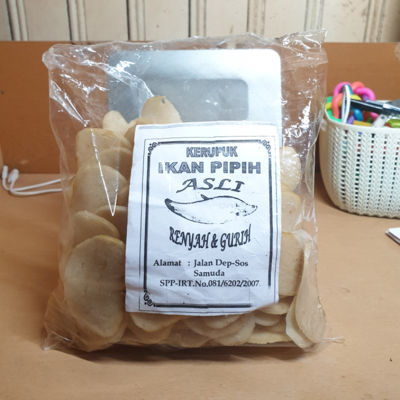 

Kerupuk ikan pipih/udang