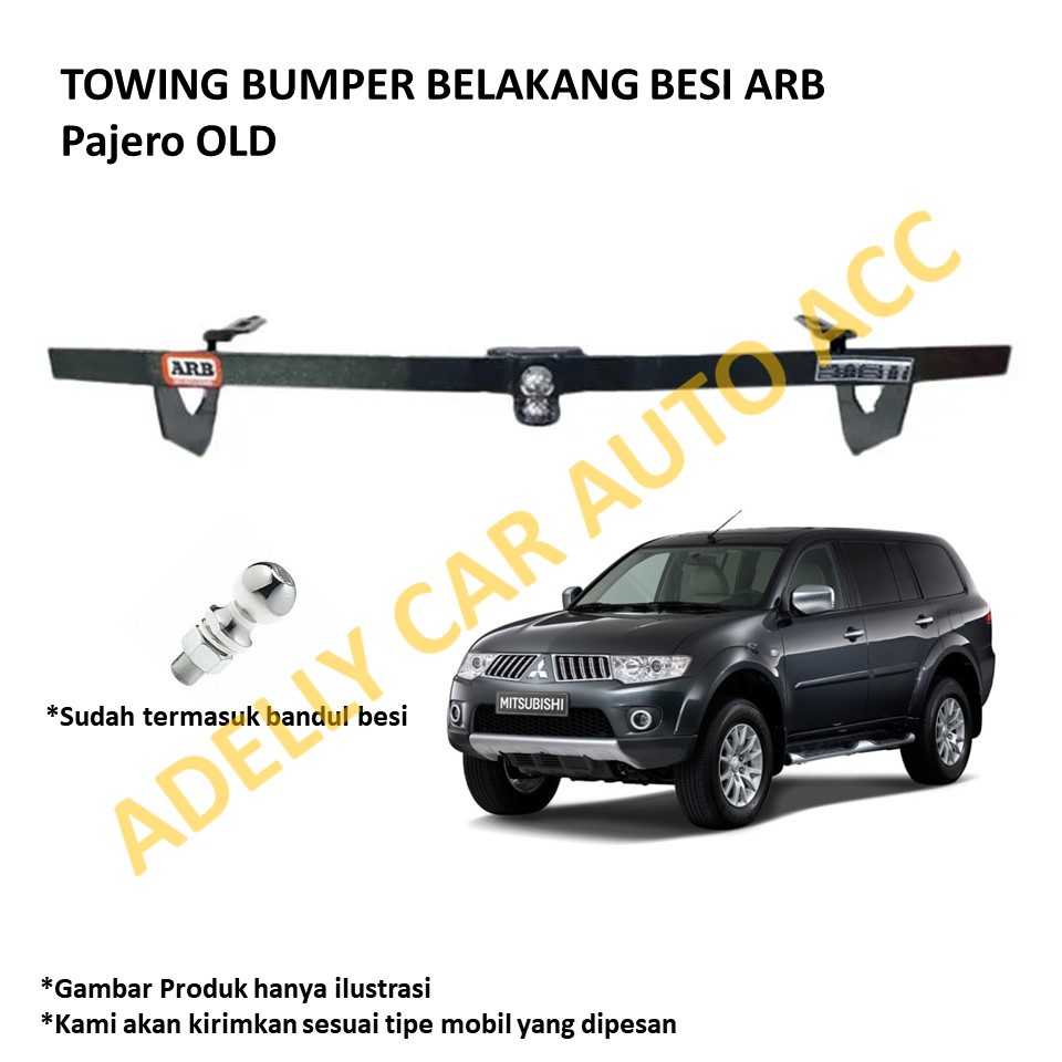 Towing Besi Belakang ARB Mobil Mitsubishi Pajero Lama