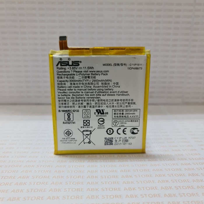 Batre Baterai Battery Asus Zenfone 3 ZE552KL Z012DB C11P1511
