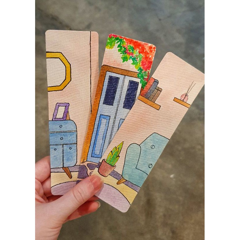 

Pembatas buku/ bookmark (isi 3): Welcome Home series
