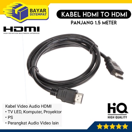 Kabel HDMI to HDMI 1.5 meter