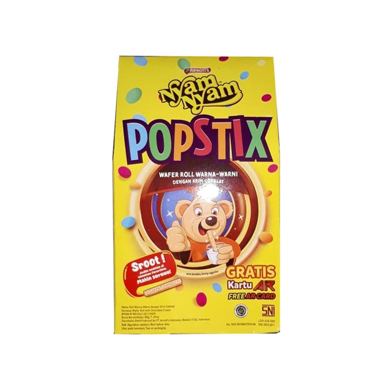 

Arnott's Nyam-Nyam Pop Stix Chocolate 48G - Alhanan/04