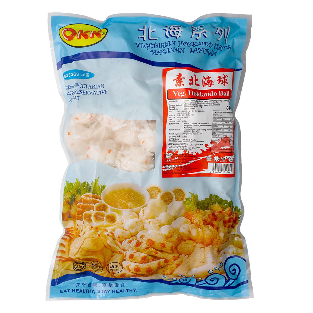

OKK Hokkaido Ball Vegan Bakso Seafood 1000g