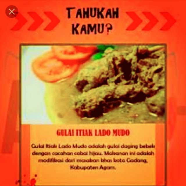 

Gulai itik lado mudo plus nangka mudo