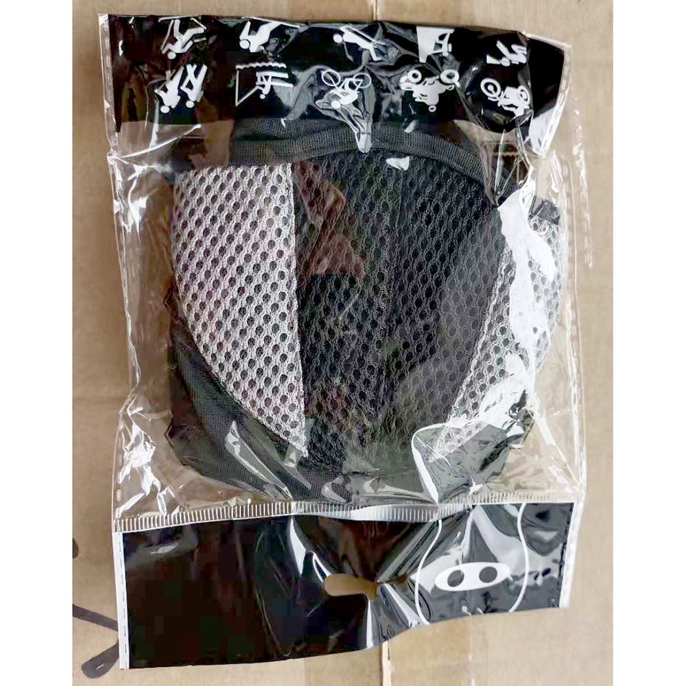 Masker Motor OMSEG4KY Full Face Ala Ninja - Black-Gray