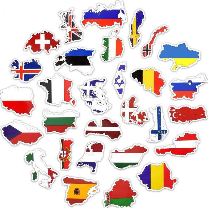 

Terlaris# Stiker Koper Bendera Negara Dunia 50 Pcs