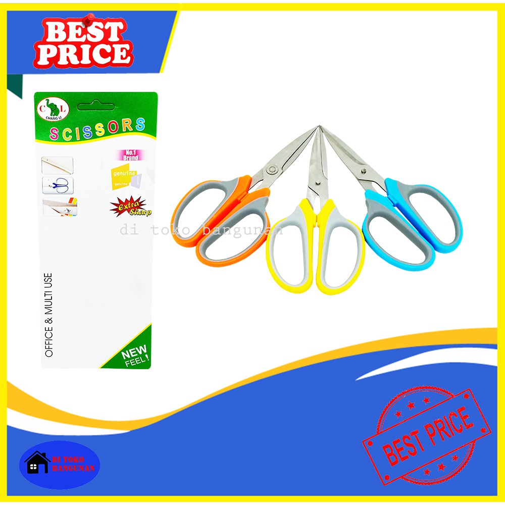 Gunting Kertas Scissors Warna CL-6015