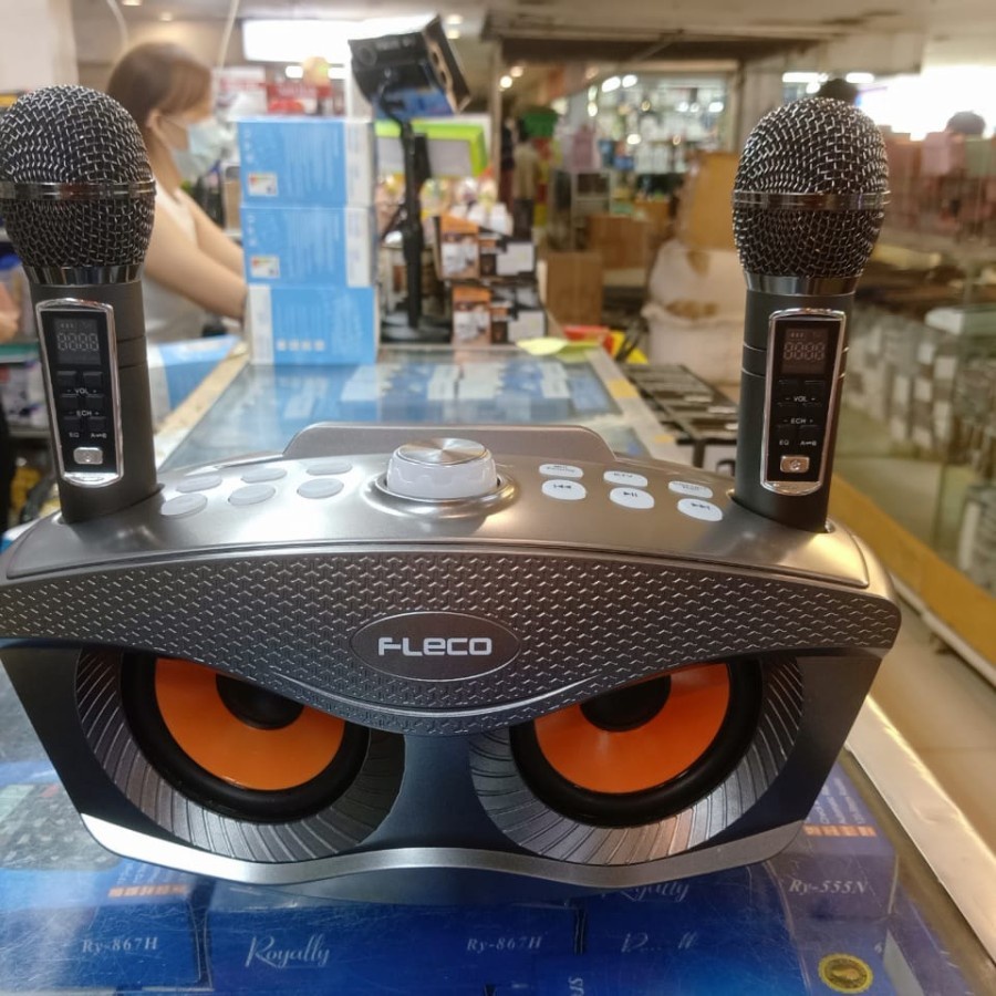 COD SPEAKER BLUETOOTH KARAOKE WIRELESS FLECO FL-311PLUS BONUS 2 MIC WIRELESS KARAOKE X-BASS//SPEAKER SALON AKTIF X-BASS//SPEAKER KARAOKE WIRELESS//SPEAKER SALON AKTIF