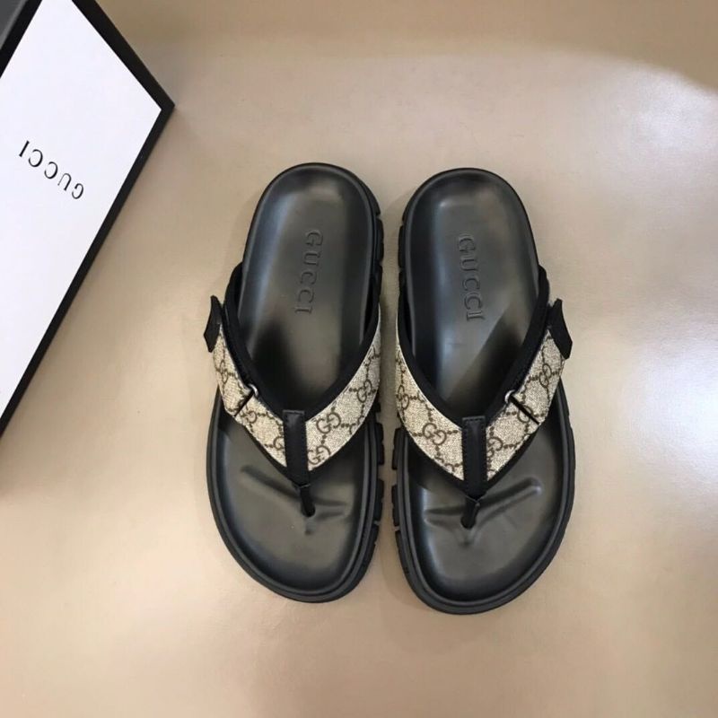 sandal gucci jepit pria sendal cowok flat gg gc mirror quality New model