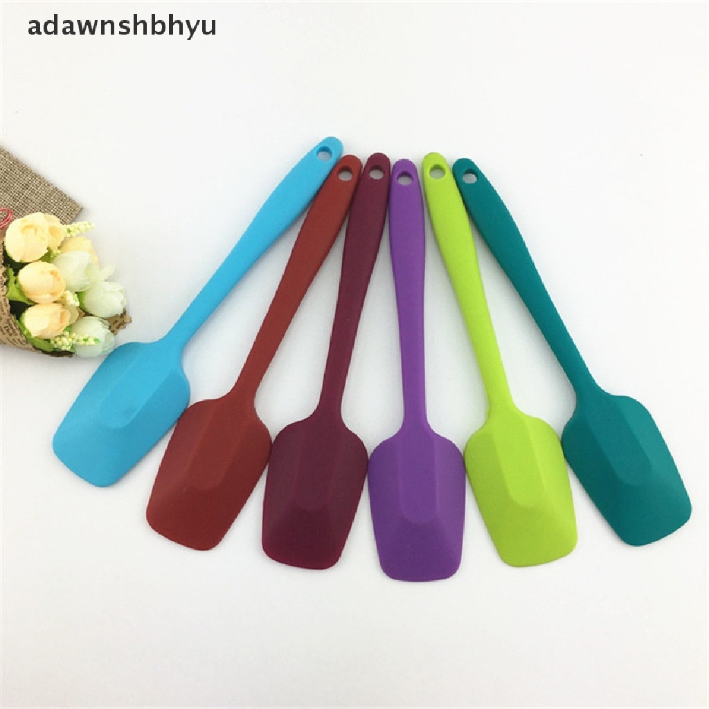 Adawnshbhyu Spatula Silikon Baking Rubber Scraper Tahan Suhu Tinggi Terintegrasi ID