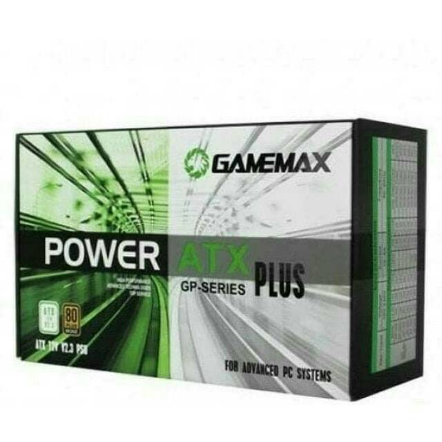 Gamemax pau pure 550watt 80+ plus bronze certified