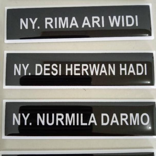 

7.7 SALE NAMA DADA AKRILIK KHUSUS BHAYANGKARI / PERSIT ,,