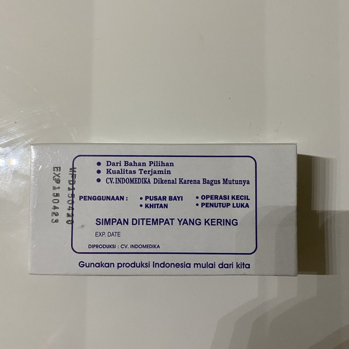 Kasa hidrofil narita farma box isi 10 lembar