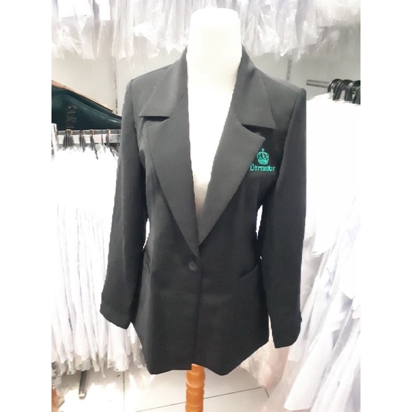 JasHitam/BlezerHitam/Cewek/Cowok/LenganPanjang/DuaSaudara