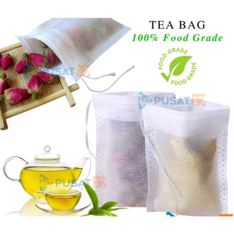 

Kantong Teh Celup Kosong 10 pcs ukuran 5,5x7 cm