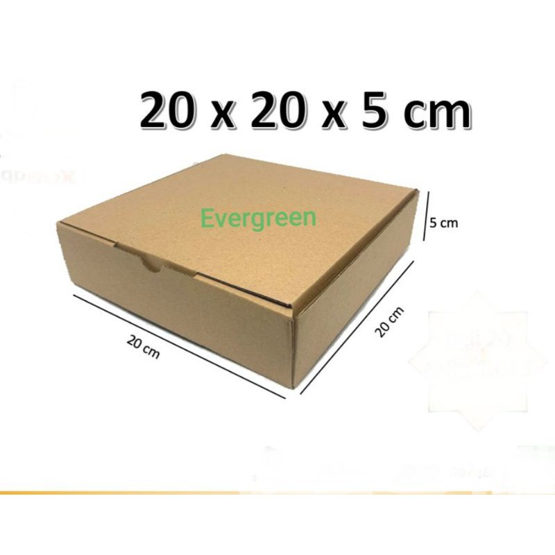 

Kardus 20x20x5 cm...-Die Cut kotak Kue tart -aksesoris-dl