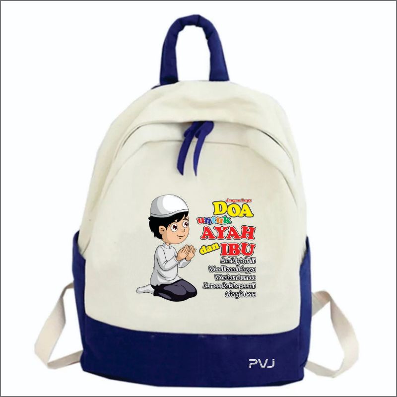 Tas Anak Laki Laki muslim Kids Backpack School PVJ