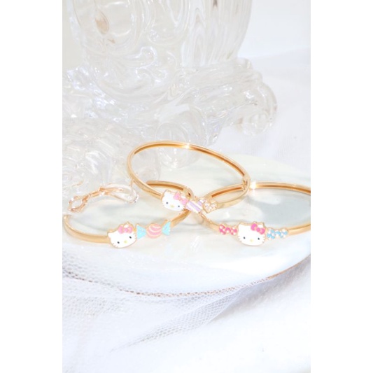 Gelang Bangle Kaku Anak dicat warna  kadar 700