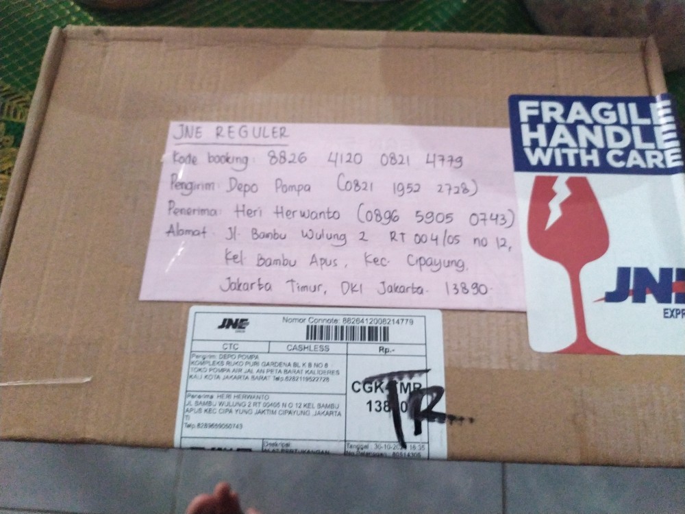 Gasbag / Karet Tabung Pompa Air Jet Pump 19 Liter/ Karet Membran Balon