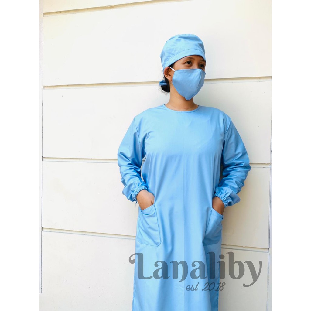 APD Gown / Surgical Gown / Gown APD FREE BORDIR NAMA
