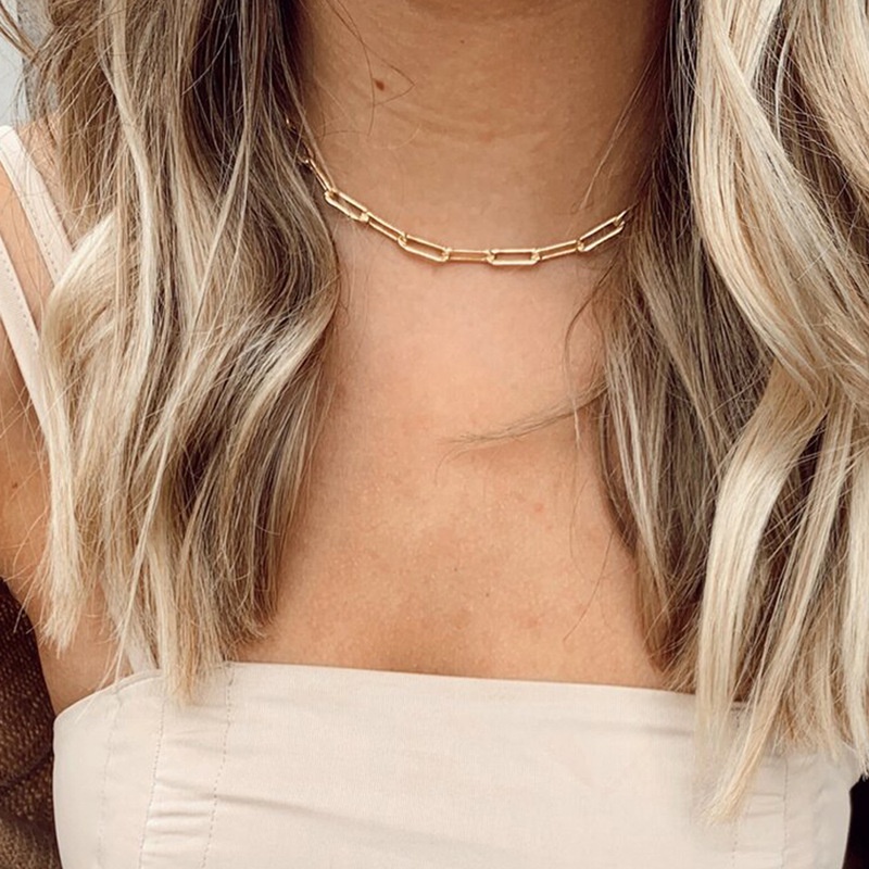 ELEGANTKalung KL197 Choker &amp; Gelang GL82 Bracelet Stainless Steel anti Karat tahan karat Premium Fashion Wanita Kalung Simpel Elegant / BB / DELUNA