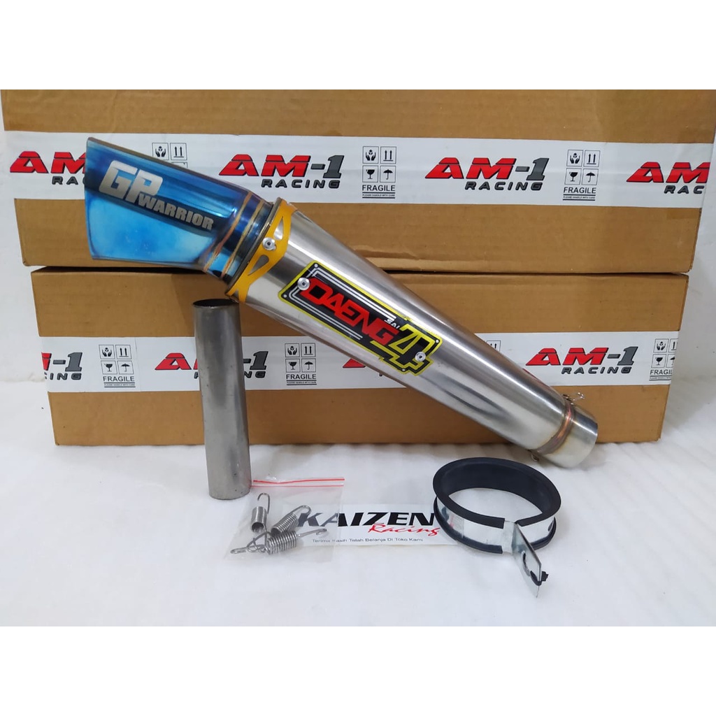 Knalpot Racing Daengsai4 Daeng GP Warrior Canister Only Raider150