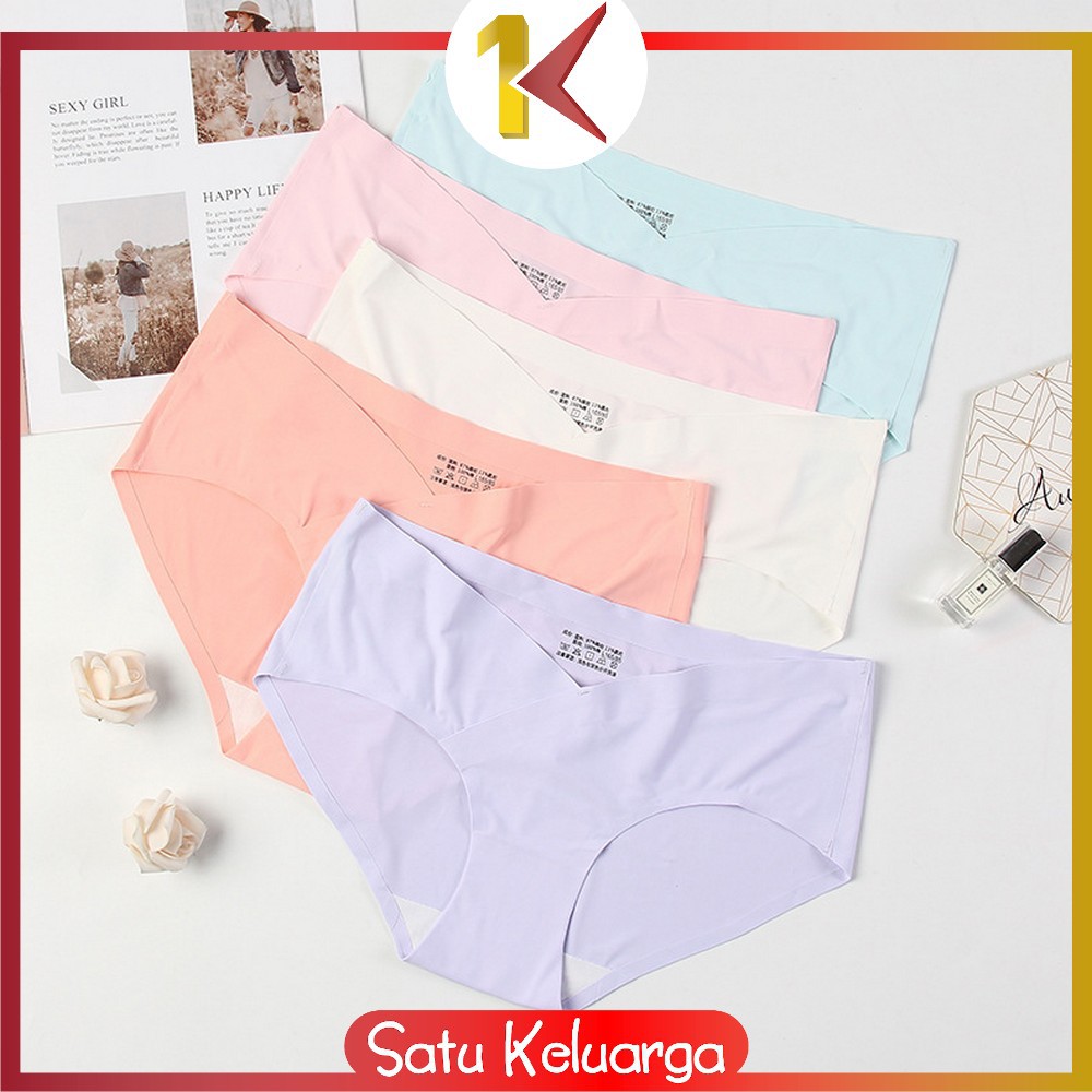 SK-P37 Celana Dalam Seamless Wanita V Shape Low Waist Panties CD Kolor Perempuan Underwear Wanita