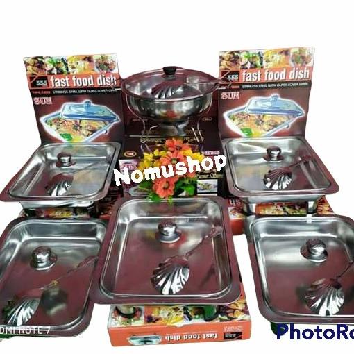 PRASMANAN SET STAINLESS WADAH SAJI PRASMANAN HAJATAN FOOD WARMER