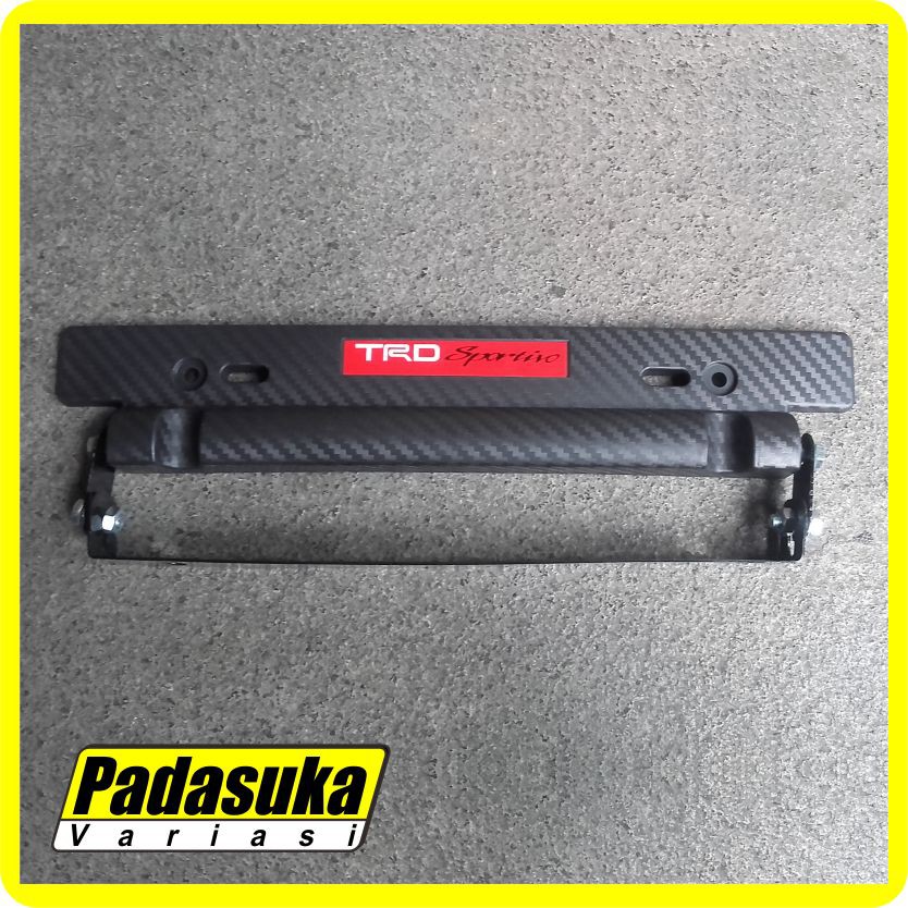 Dudukan Plat Nomor JDM TRD Carbon