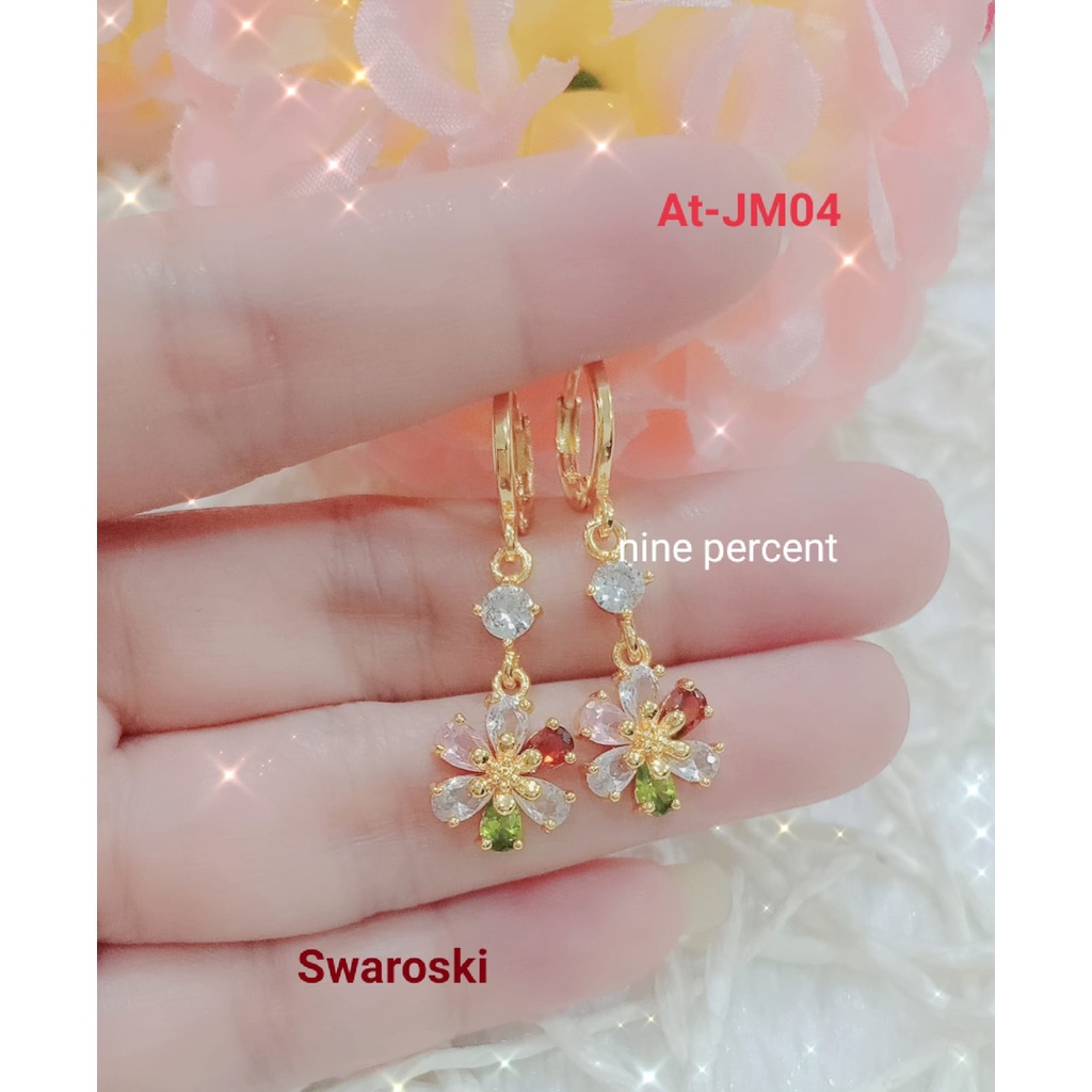 ANTING JURAI SWAROSKI /PERHIASAN DEWASA/AKSESORIS FASHION/FASHION/ANTING