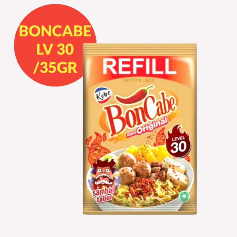 

REFILL BonCabe Original 35gr Level 30 Sambal Tabur KOBE