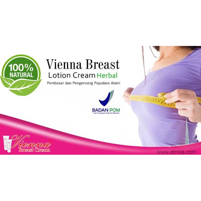 VIENNA Herbal Breast Cream / PEMBESAR &amp; PENGENCANG PAYUDARA Tube 80ml / sachet 30ml