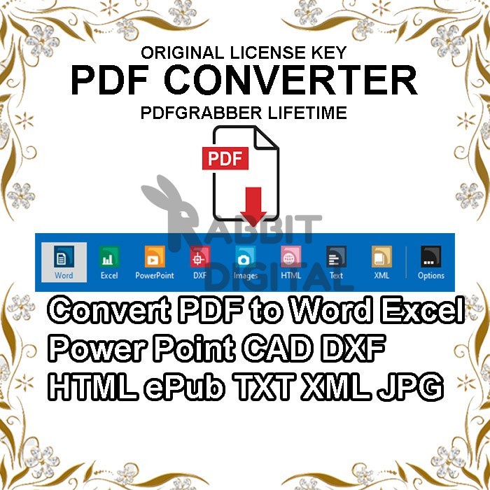 PDF Converter To CAD, DXF,HTML,JPG - Konversi PDF ke Berbagai Format Dokumen dan Gambar dengan Mudah dan Cepat