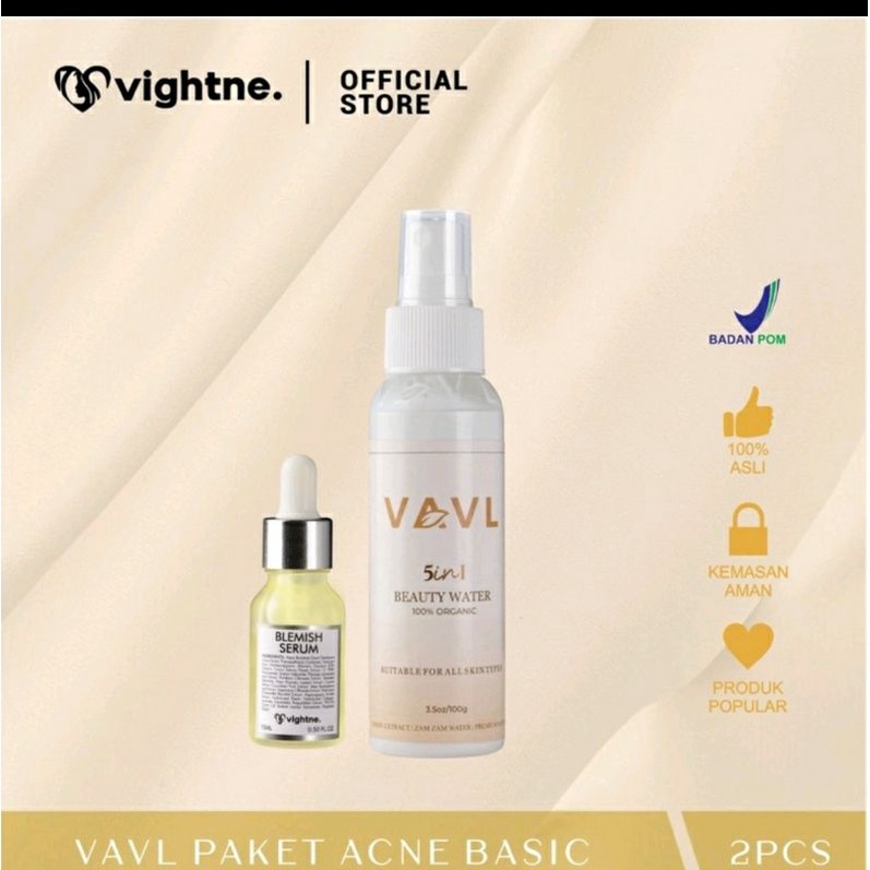 Vavl acne basic / blemish vavl / serum vavl / beauty water vavl