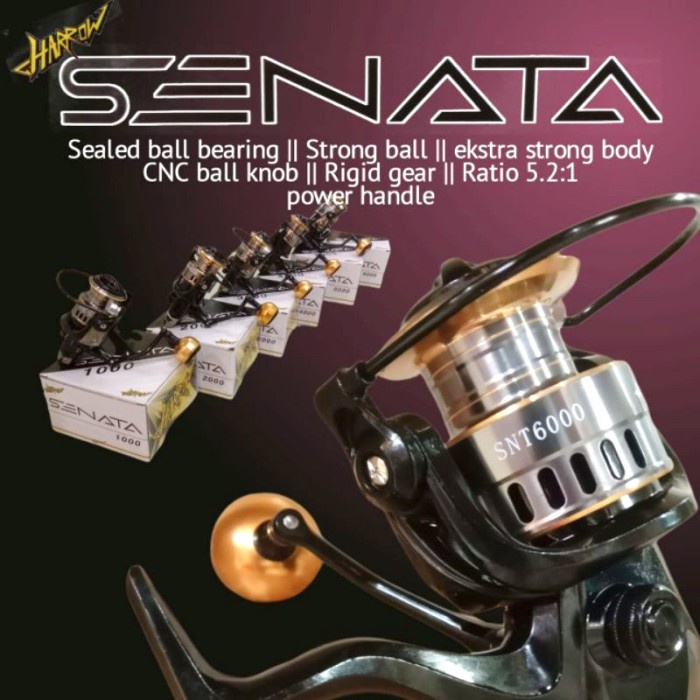 Reel SPINNING HARROW SENATA (POWER HANDLE)