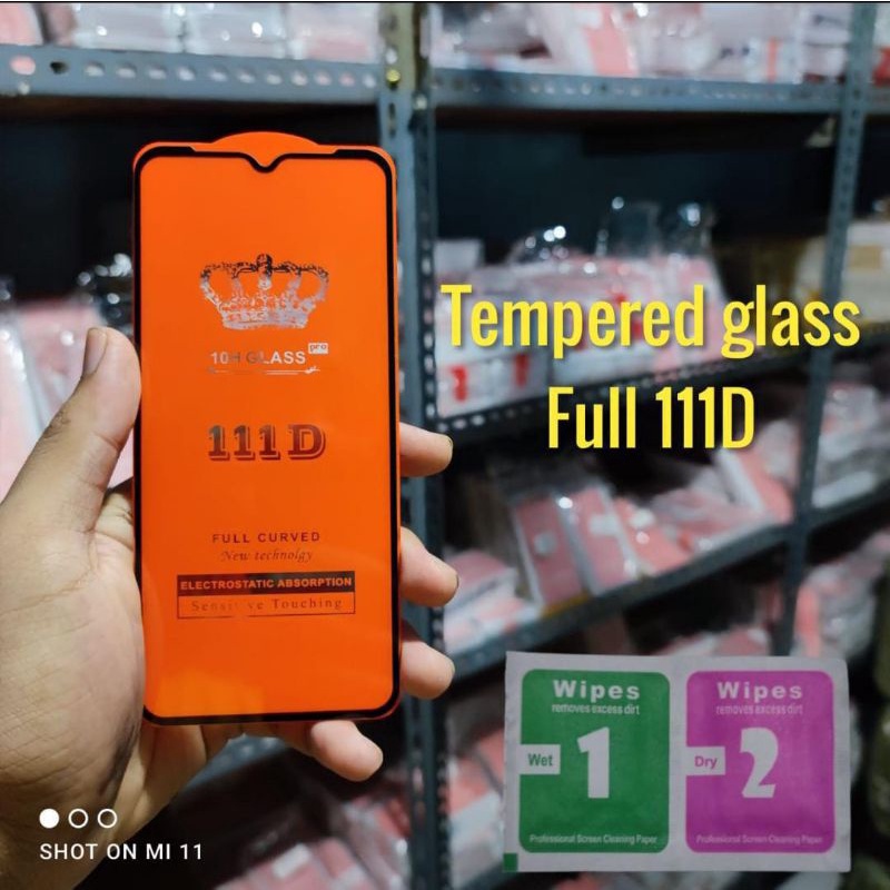 Tempered Glass Full Layar OPPO A9-2020/A5-2020 Tempered Galas Kaca Full Layar