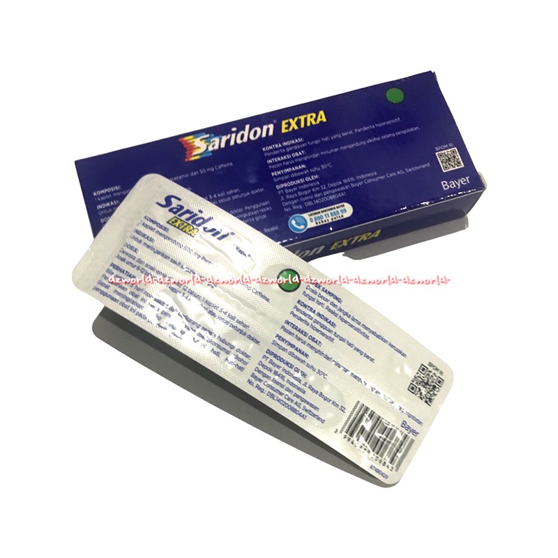 Saridon Extra Obat Sakit Kepala Nyeri Demam 10kaplet Paracetamol Caffeine Saridonextra Saridon Ekstra Para Cetamol Kafein Sari Don