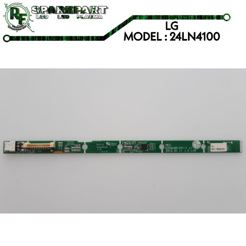 IR SENSOR TV LED LG 24LN4100  Tombol tv led lg 24ln4100