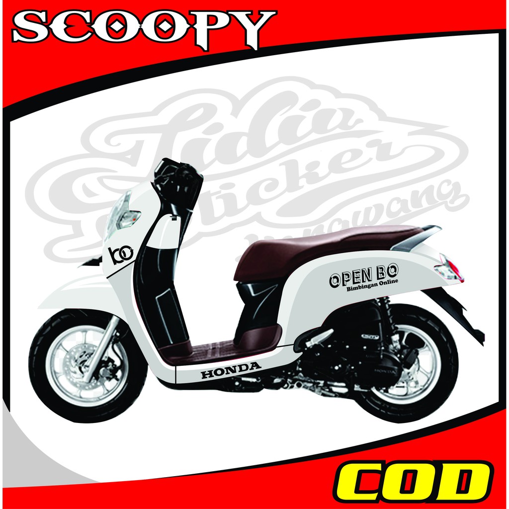 Striping Scoopy Open BO Bimbingan Online
