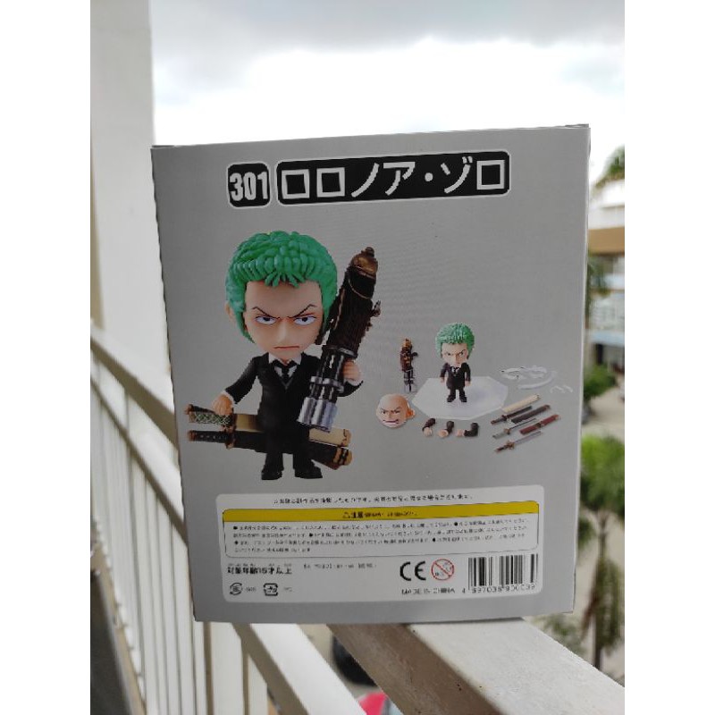 Action Figure Anime One Piece Roronoa Zoro New World nendoroid 301