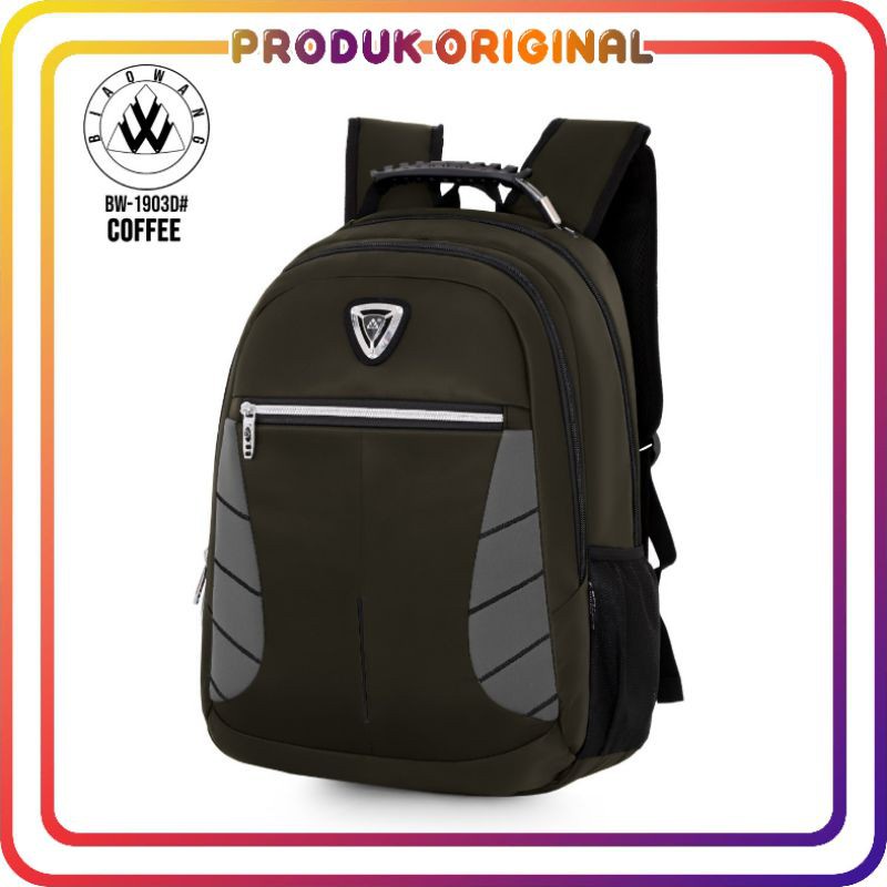 COD TAS RANSEL LAPTOP ORIGINAL BIAOWANG BW 1903D #PRODUK IMPORT NYLON WATERPROOF