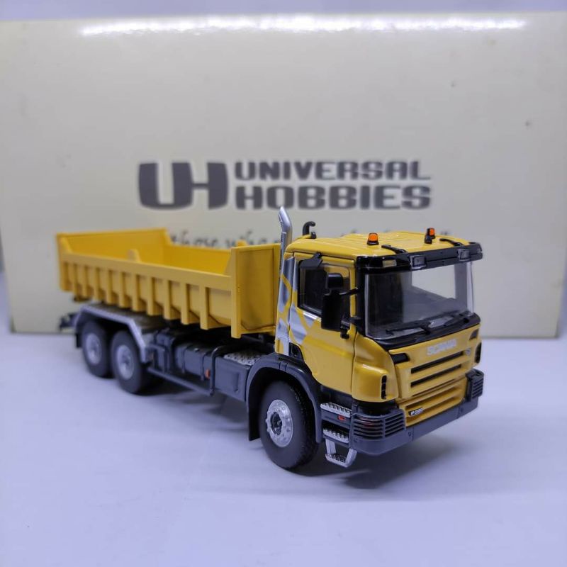 Diecast Miniatur Truk Scania Dump Truck Skala 1:50 Asli Ori