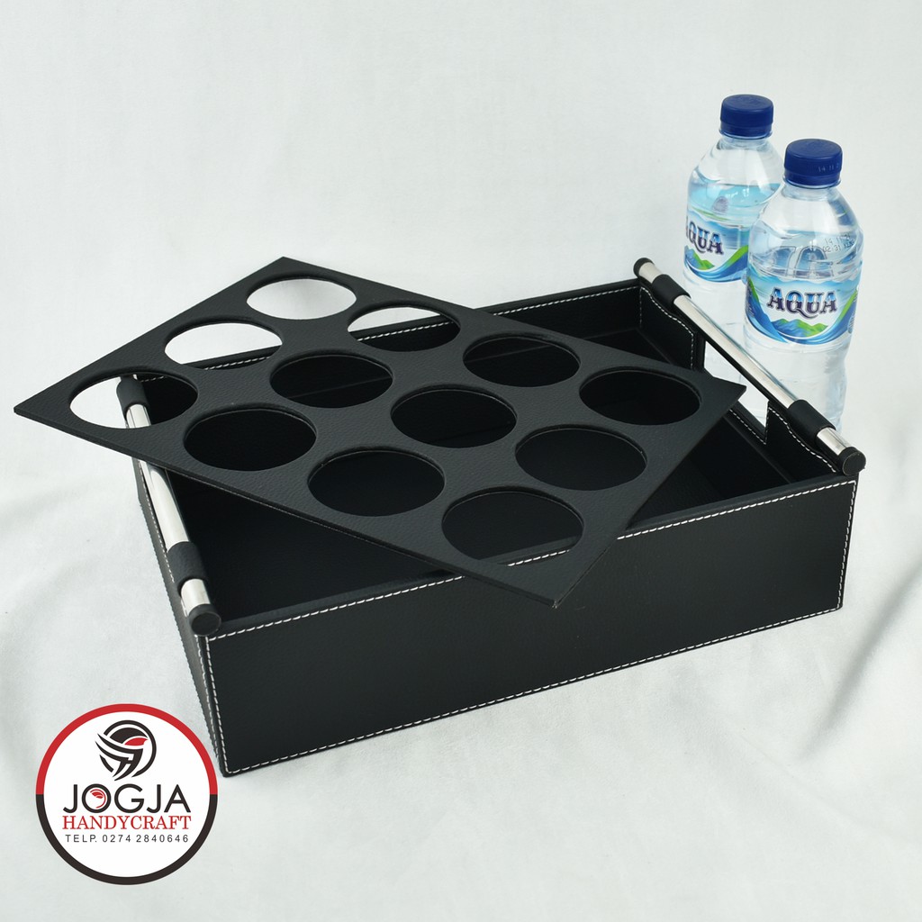 Isi 12 Lubang - Tatakan / Nampan / Baki Tempat Aqua Botol dan Minumal Kaleng