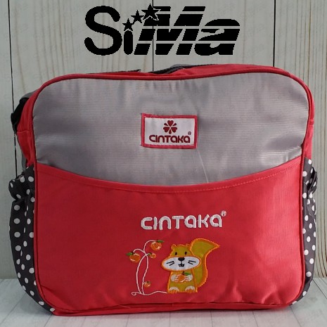 Tas Bayi Medium Saku Bordir Polkadot Cintaka TCT1652 TCT 1652 BY-05 BY 05